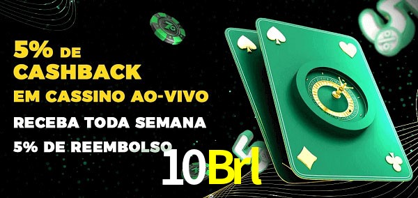 Promoções do cassino ao Vivo 10Brl